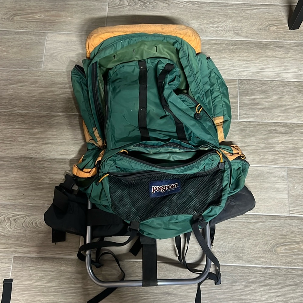 Vintage Jansport hiking backpack